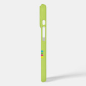 Whimsical Black Lizards Green Phone Case (Rückseite / Links)