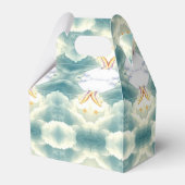 Whimsical Black Unicorn Kinderdusche Geschenkschachtel (Rückseite)