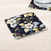 Whimsical Blackberry Botanicals Untersetzer (angewinkelt)