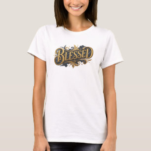 Whimsical BLESSED 2D-Kunstwerk-Erstellung T-Shirt