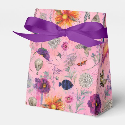 Whimsical Bloom Garten Geschenkschachtel (Vorderseite)