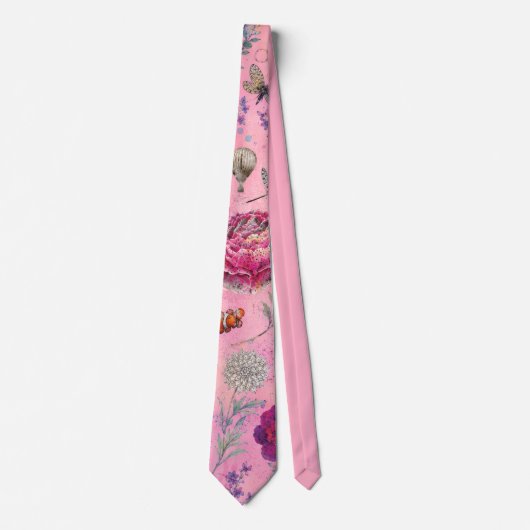 Whimsical Bloom Garten Krawatte (Vorderseite)