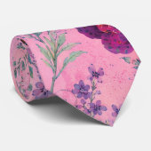 Whimsical Bloom Garten Krawatte (Gerollt)