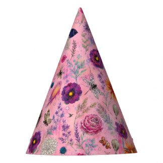 Whimsical Bloom Garten Partyhütchen