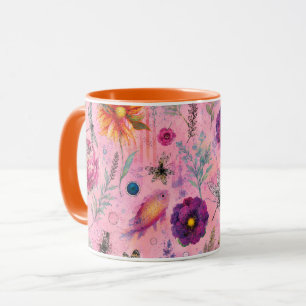 Whimsical Bloom Garten Tasse