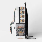 Whimsical Bloom Penguin Bedruckter Rucksack (Rechts)