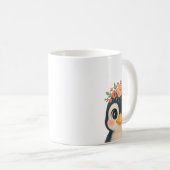 Whimsical Bloom Penguin Kaffeetasse (VorderseiteRechts)
