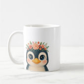 Whimsical Bloom Penguin Kaffeetasse (Links)