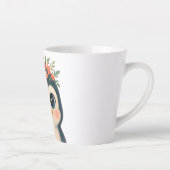 Whimsical Bloom Penguin Milchtasse (Rechts)