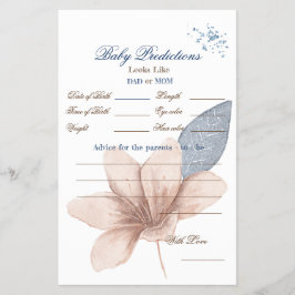Whimsical Blooms: Elegante Wasserfarbe Flyer