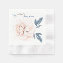 Whimsical Blooms: Elegante Watercolor Babydusche