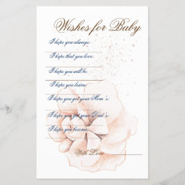 Whimsical Blooms: Eleganter Aquarell-Flyer Flyer