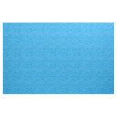 Whimsical Blue and White Wavy Striping Scribbles Stoff (Yard (91,4 cm))