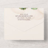 Whimsical Blue Aquamarin Dragon Baby Dusche All In One Einladung (Rückseite)