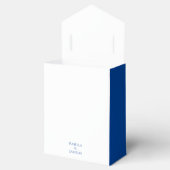 Whimsical Blue Blüh Wedding Geschenkschachtel (Geöffnet)