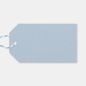 Whimsical Blue Celestial Vielen Dank Geschenkanhänger (Rückseite Horizontal)