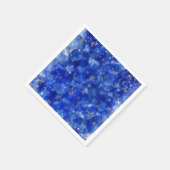 Whimsical Blue Gold Bronze Moon Stars Baby Dusche Serviette (Ecke)