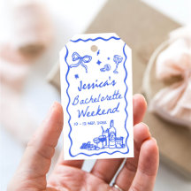 Whimsical Blue Junggeselinnen-Abschied Weekend