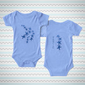 Whimsical Blue Starfish Nautical Coastal