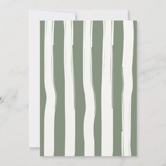 Whimsical Blume Cart Bridal Dusche Einladung (Rückseite)