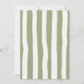 Whimsical Blume Cart Bridal Dusche Einladung (Rückseite)