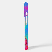 WHIMSICAL BLUME rosa gelb Case-Mate iPhone Hülle (Rückseite / Links)
