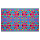 WHIMSICAL BLUME rosa gelb Stoff (Fat Quarter (45,7 x 55,9 cm))