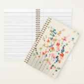 Whimsical Blume SpiralNotebook Notizblock (Innen)
