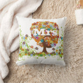 Whimsical Blume Tree Wedding Kissen (Decke)