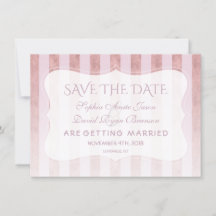Whimsical Blush Rose Goldstreifen Hochzeit