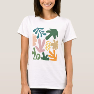Whimsical Boho Abstract Pastell-Sommerurlaub T-Shirt