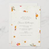 Whimsical Boho Cotattcore Brautparty Einladung (Vorne/Hinten)