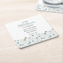 Whimsical Boho Farbe Wildblumen 1. Geburtstagsfeie