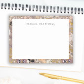 Whimsical Boho floral Pattern Fügen Sie Ihren Name Post-it Klebezettel