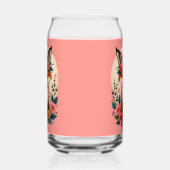 Whimsical Boho Fox mit Blumenwald Dosenglas (Rechts)