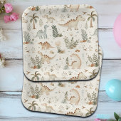 Whimsical Boho Jungle Dinosaur Muster Pappteller