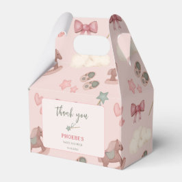 Whimsical Boho Kinderzimmer Bassinet Träume Pferd Geschenkschachtel