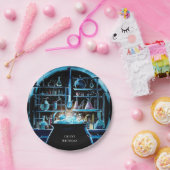 Whimsical Boho Magic Scientist zum Geburtstag Pappteller (Party)