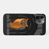 Whimsical Boho Owl & Tropical Monstera Leaf Case-Mate iPhone Hülle (Rückseite (Horizontal))