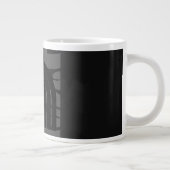 Whimsical Boho Owl & Tropical Monstera Leaf Jumbo-Tasse (Rechts)