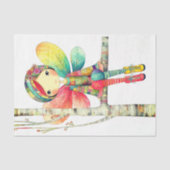 Whimsical Boho Red Hairs Fairy DH1RF Decoupage Seidenpapier (Vorderseite)
