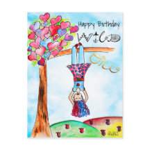 Whimsical boho WILD ONE Girl Colorful Geburtstag