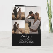 Whimsical Boho Wildflower Wir heiraten gefaltetes Programm (Rückseite)