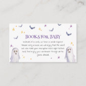Whimsical Books für Baby Halloween Babydusche Begleitkarte (Vorderseite)