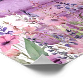 Whimsical Books Schmetterlinge & Wildblumen Willko Poster (Ecke)