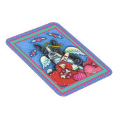 WHIMSICAL BOSTON TERRIER CUPID, NIEDLICHER HUND VA MAGNET (Rechte Seite)