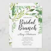 Whimsical Botanical Bridal Dusche Einladung (Vorne/Hinten)