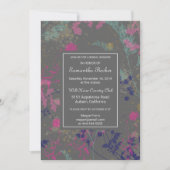 Whimsical Botanical Bridal Dusche Einladung (Vorderseite)