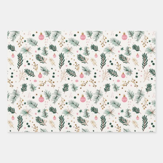 Whimsical Botanical Geschenkpapier Set (Vorderseite 2)