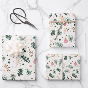 Whimsical Botanical Geschenkpapier Set